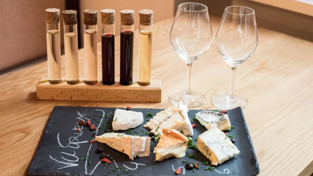 dégustation vins fromages photo
